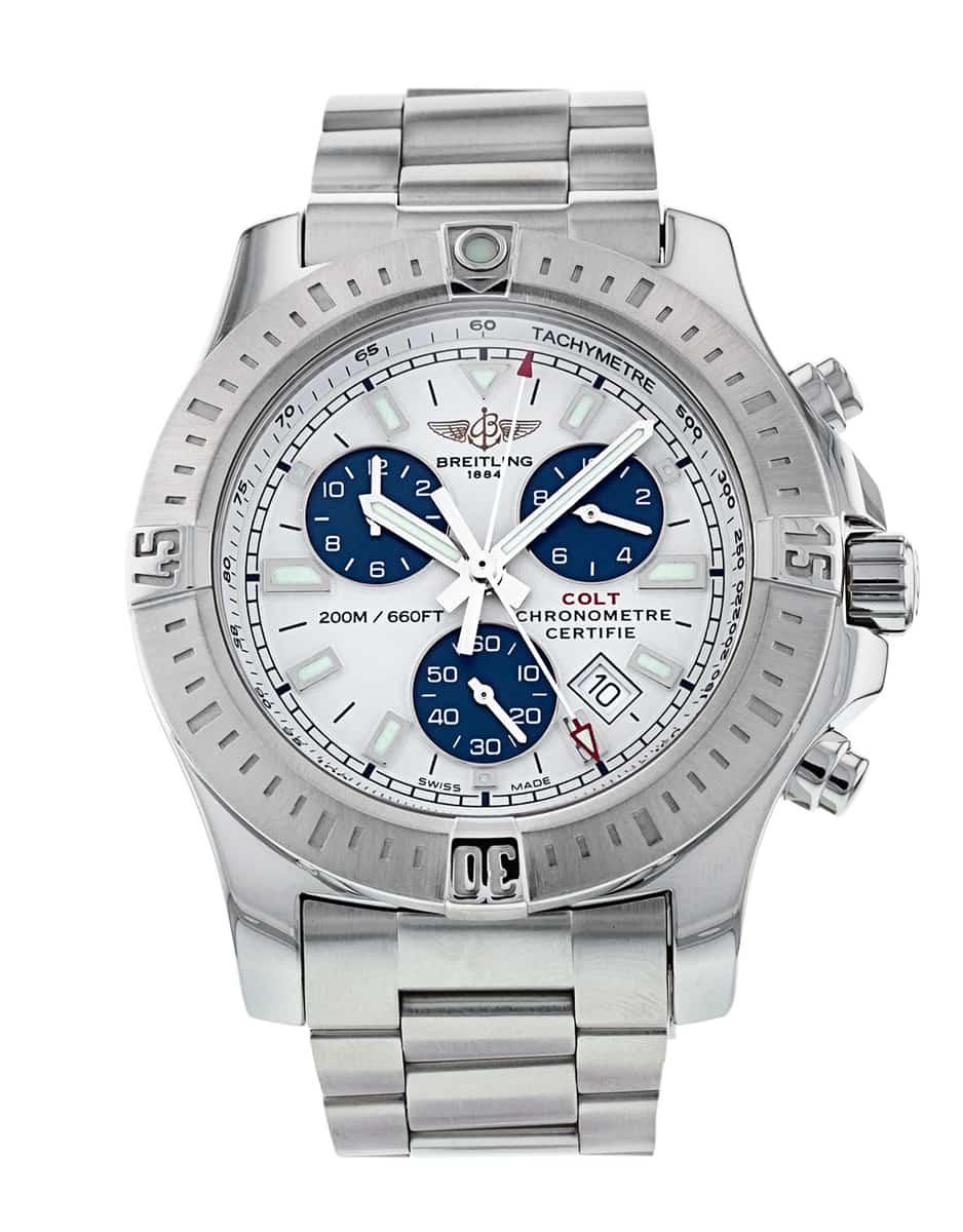 Pre Owned Breitling Colt Chronograph II A73388 Watch Watchfinder